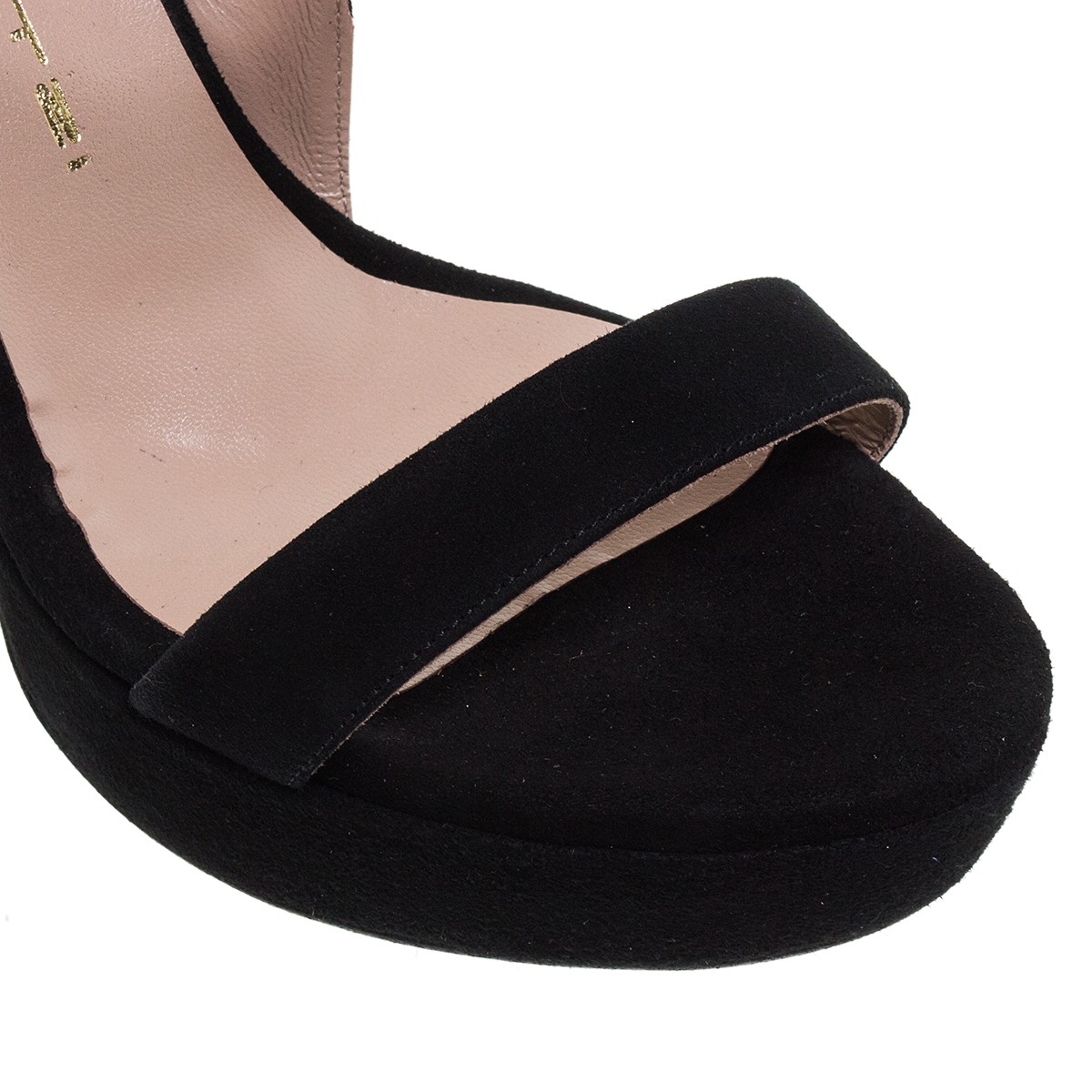 MOURTZI ΜΑΥΡΑ SUEDE ΠΕΔΙΛΑ